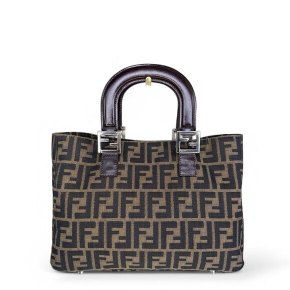 FENDI Vintage FF Zucca Tote Bag - Picture 4 of 16